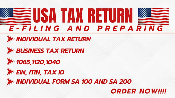 Gig Preview - Do US tax filing, US tax returns, llc tax, business tax 1120 5472 1040, cpa