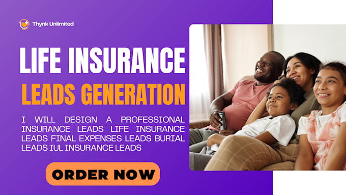 Gig Preview - Design life insurance leads insurance leads life insurance insurance website