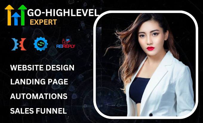 Gig Preview - Build gohighlevel sales funnel go high level landing page ghl website expert