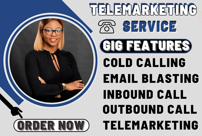 Gig Preview - Do telemarketing, cold calling, appointment setting, script and lead generation