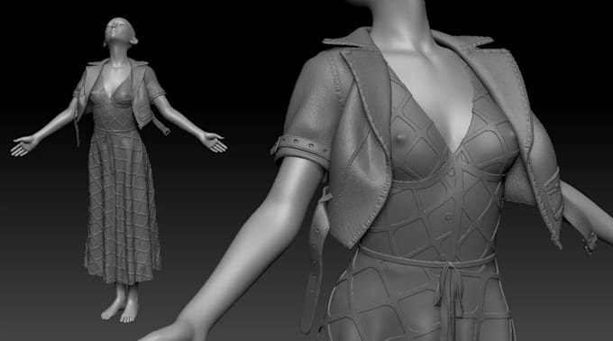 Gig Preview - Fix 3d printabale model, nsfw, zbrush sculpture, 3d stl file, convert 2d into 3d