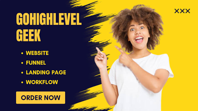 Gig Preview - Design gohighlevel sales funnel gohighlevel website go high level