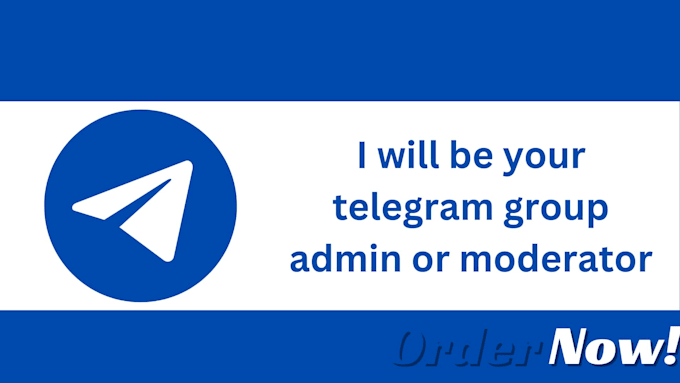 Gig Preview - Be your telegram group admin, telegram community manager, telegram hype, chat