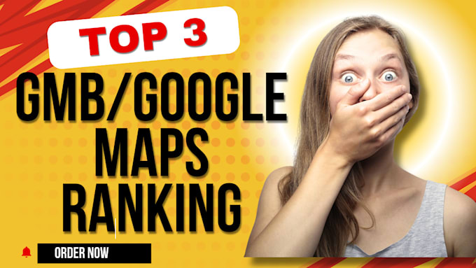 Gig Preview - Gmb map 3 pack rank top 3, google maps seo