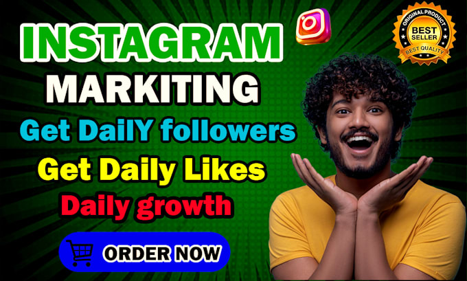 Gig Preview - Do instagram marketing and promotion for super fast organic growth