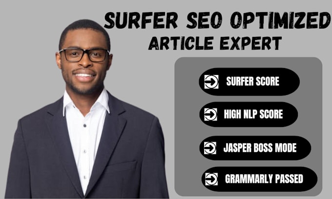 Gig Preview - Write surfer SEO optimized article with jasper ai