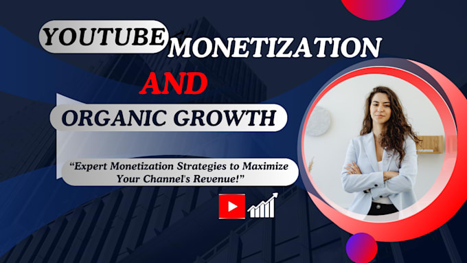 Gig Preview - Do channel promotion for complete youtube channel monetization organic growth