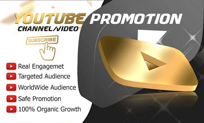 Gig Preview - Complete youtube channel monetization promotion