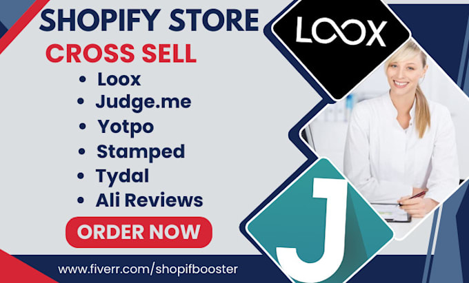 Gig Preview - Design shopify store product review loox judge me yotpo stamped tydal ali review