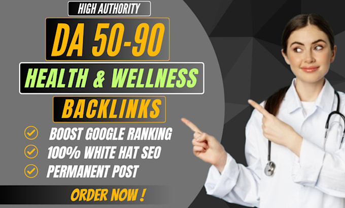 Bestseller - provide health guest posts service with high da and SEO backlink