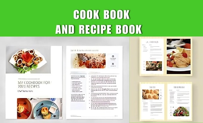 Gig Preview - Format your cookbook or recipe book for ebook and print