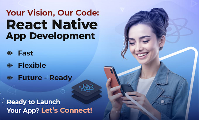 Gig Preview - Develop android ios apps with react native cross platform hybrid technology