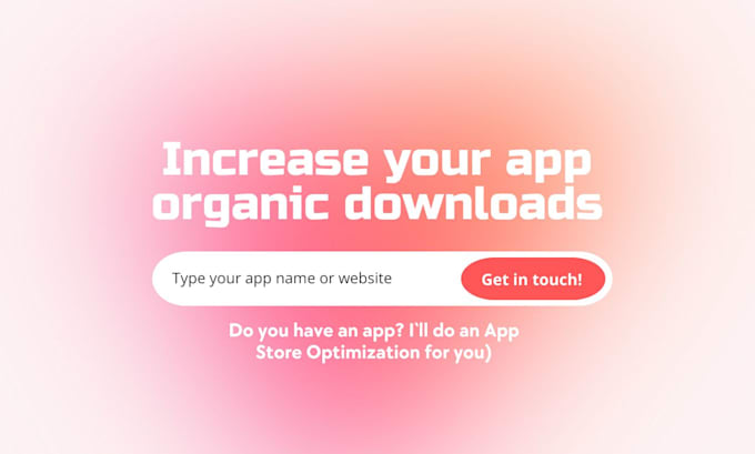 Gig Preview - Do the app store optimization aso, android and IOS