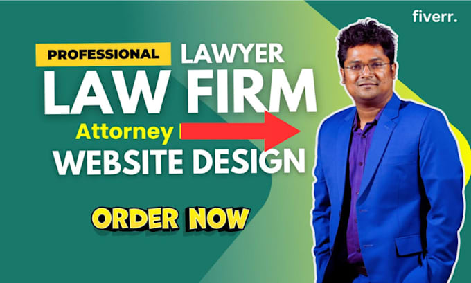 Gig Preview - Design lawyer, attorney, law firm, notary wordpress website