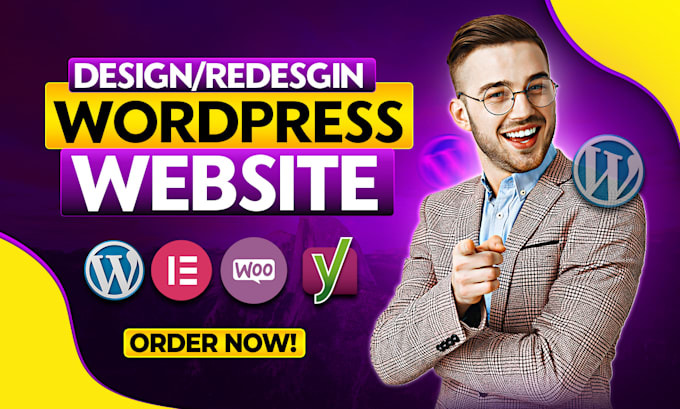 Gig Preview - Design, redesign affordable wordpress website using betheme, avada, astra theme