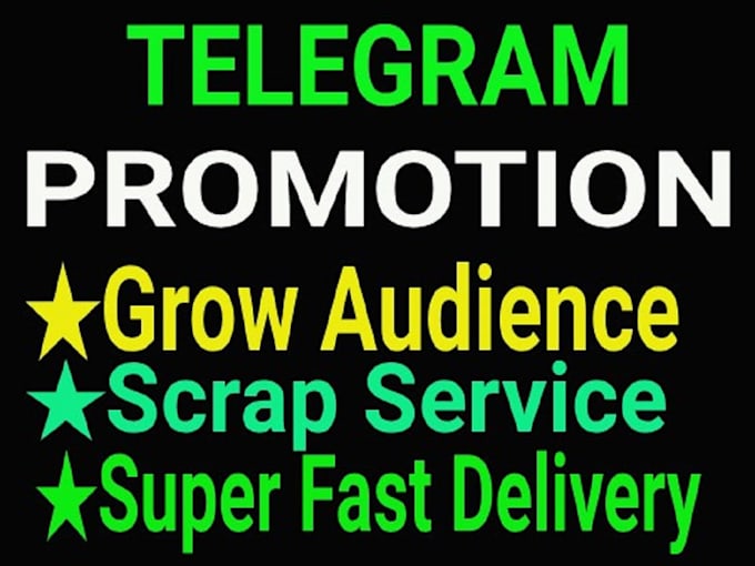 Gig Preview - Grow crypto telegram promotion, telegram subscribers and nft gleam