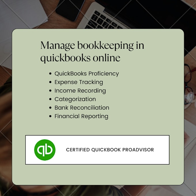 Gig Preview - Do bank reconciliation, manage inventory in quickbooks