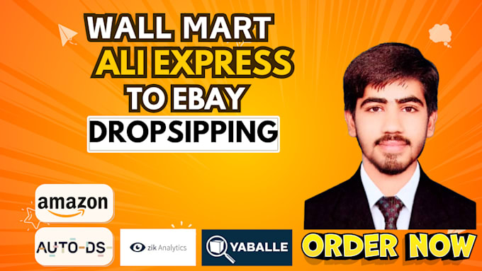 Gig Preview - Do wallmart,ali express to ebay dropshipping