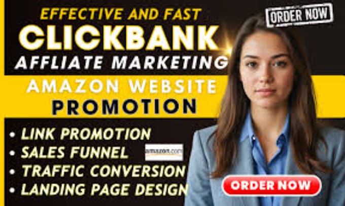 Gig Preview - Do affiliate link promotion and clickbank affiliate link promotion