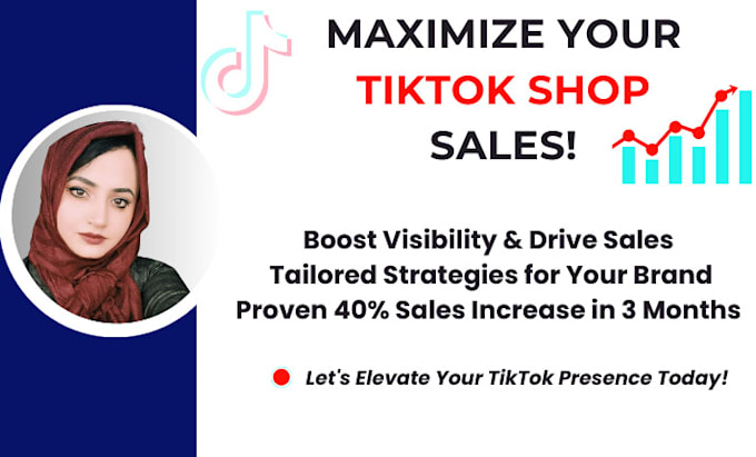 Gig Preview - Manage your tiktok shop with product listing optimization