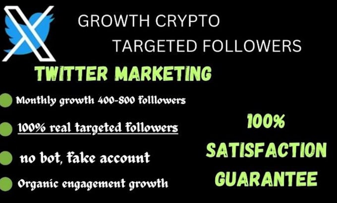 Gig Preview - Super fast organic x twitter marketing, x promotion to gain real followers