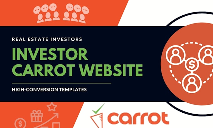 Gig Preview - Design a lead generating investor carrot website for real estate investors, SEO