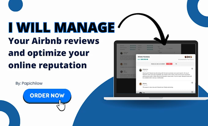 Gig Preview - Manage your airbnb re views and optimize your online reputation