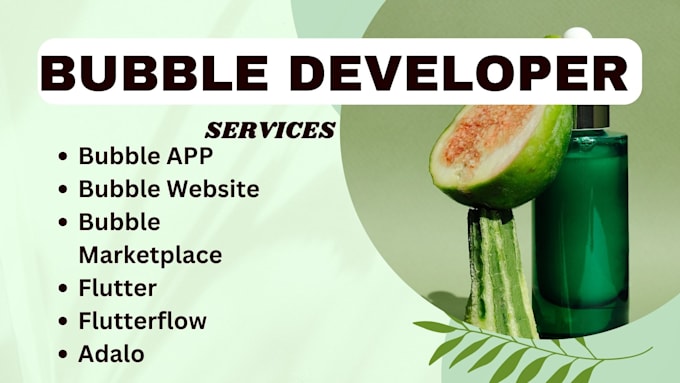 Gig Preview - Bubble developer, bubble app, mvp bubble marketplace, adalo, flutter flutterflow