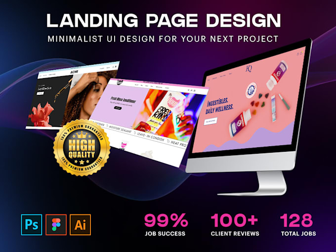 Gig Preview - Create high performance landing pages to elevate your business