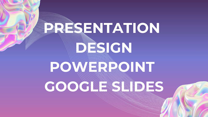 Gig Preview - Design powerpoint presentation pitch desk powerpoint slides sales deck