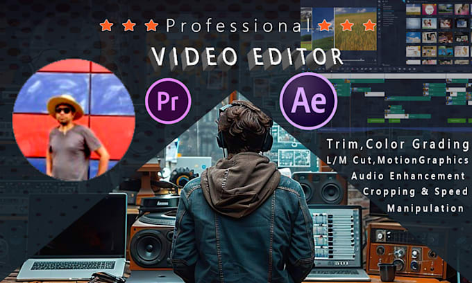 Gig Preview - Do professional video editing