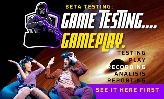 Gig Preview - Play or test any mobile or PC game with you