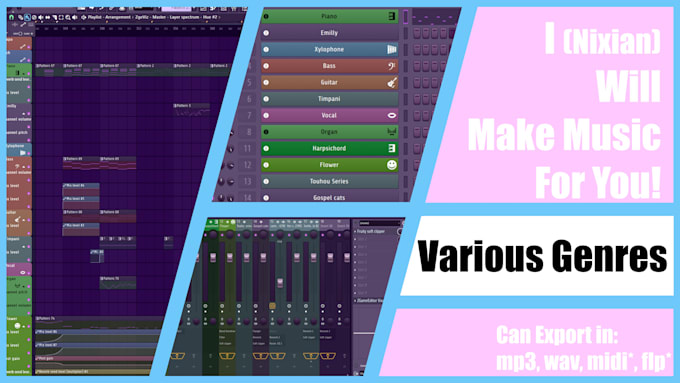 Gig Preview - Compose and produce an original instumental piece