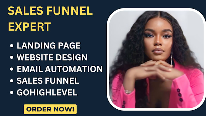 Bestseller - design converting sales funnel, landing page, funnels and website