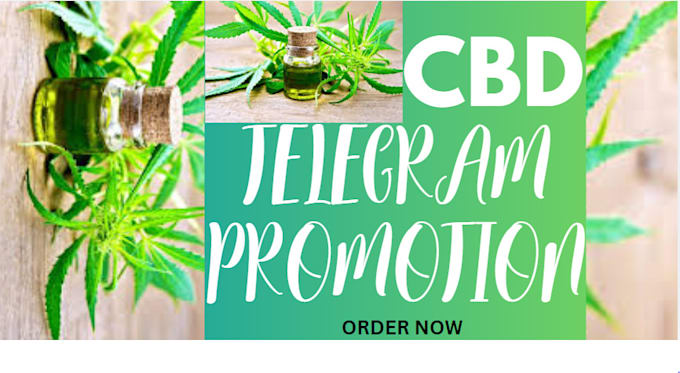 Gig Preview - Do organic promotion for cbd telegram, marijuana, hemp oil, vaping and telegram