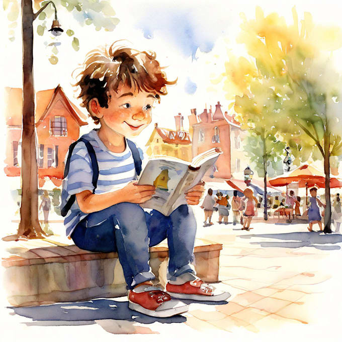 Bestseller - create awesome children story book illustration