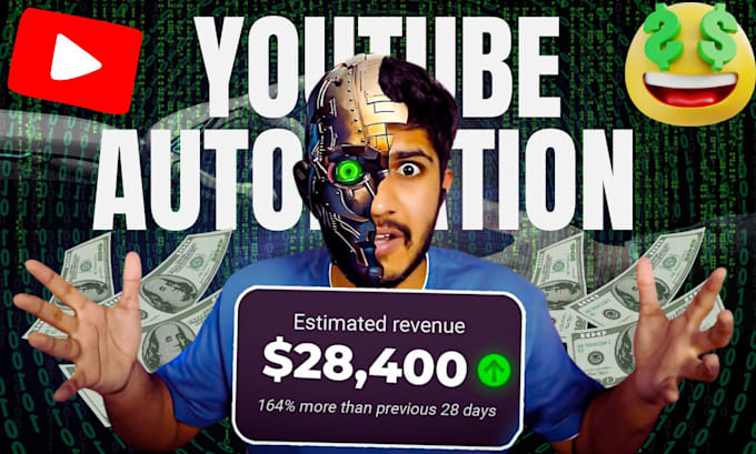 Gig Preview - Create youtube automation channel, cash cow channel, cash cow video, cash cow