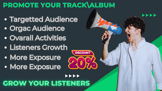 Gig Preview - Run targeted ads to promote your music on spotify, spotify track, album