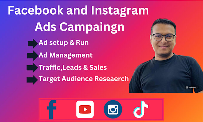 Gig Preview - Do facebook and instagram ad campaign