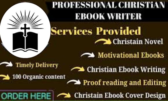 Gig Preview - Be your christian ebooks writer ghostwriter devotional and content writer