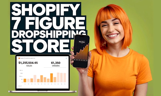 Gig Preview - Build high converting shopify dropshipping store or shopify website