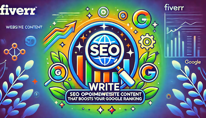 Gig Preview - Write SEO optimized website content that boosts your google ranking