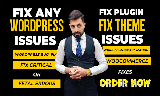 Gig Preview - Fix your wordpress website issue