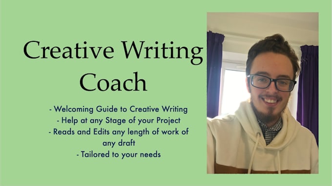 Gig Preview - Be your creative writing book coach