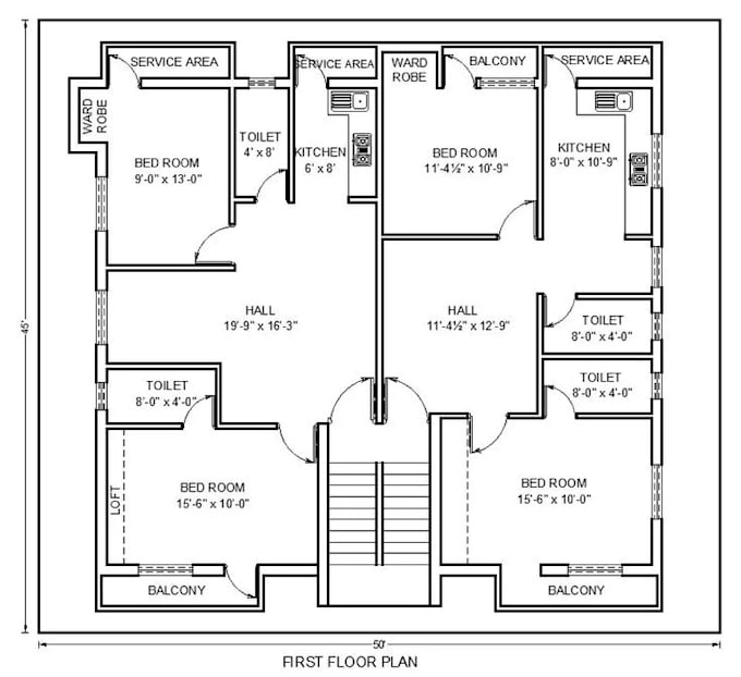 Gig Preview - Be your architect, draftsman for house plans, and autocad 2d