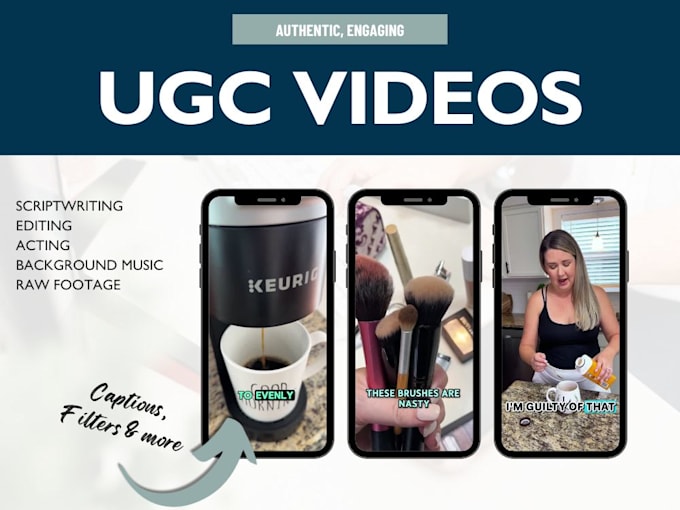 Gig Preview - Create a ugc user generated content video for app or products on social media