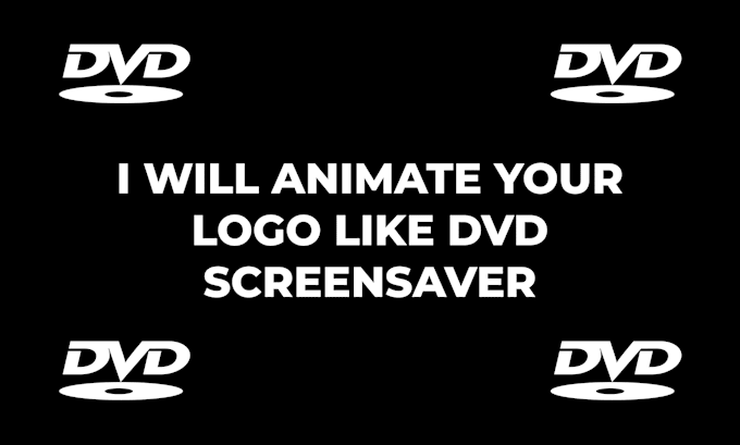 Gig Preview - Professionally animate your logo like dvd screensaver