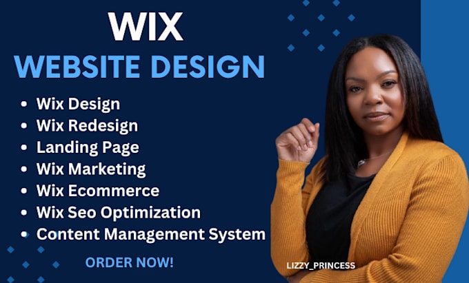 Gig Preview - Wix online store, wix website design, redesign wix website, revamp wix website