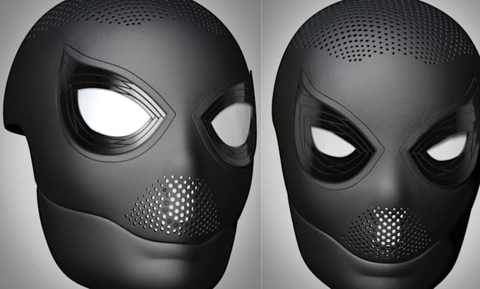 Gig Preview - Sculpt 3d cosplay mask, 3d armour, oni mask, 3d helmet for 3d printing