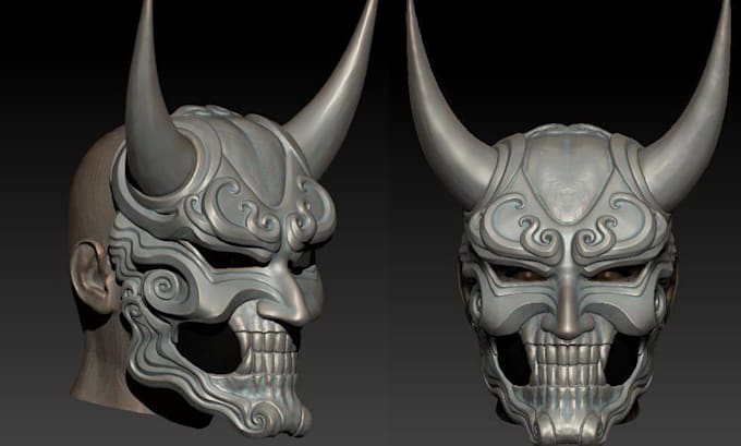 Gig Preview - Sculpt cosplay 3d mask, helmet, armour, halloween cosplay for 3d printing